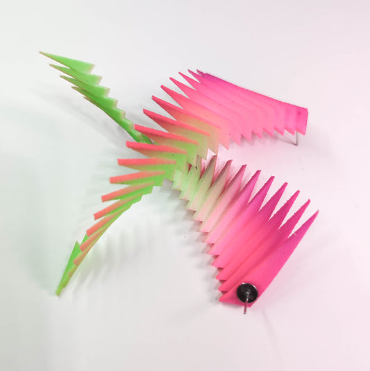 Pink and Green — Parazeph Earrings