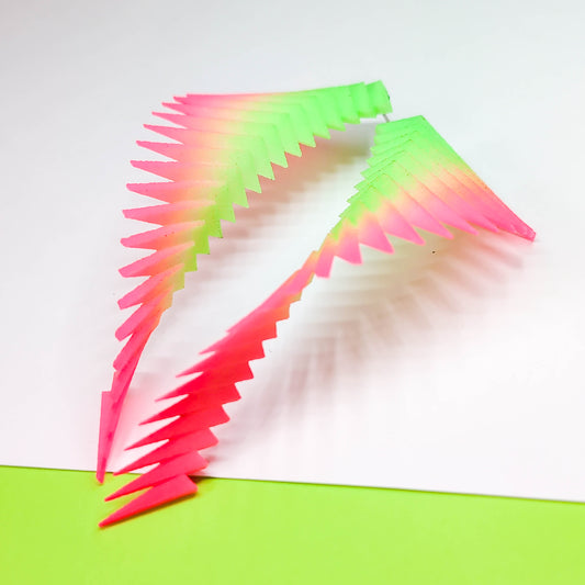 Green and Pink — Parazeph Earrings