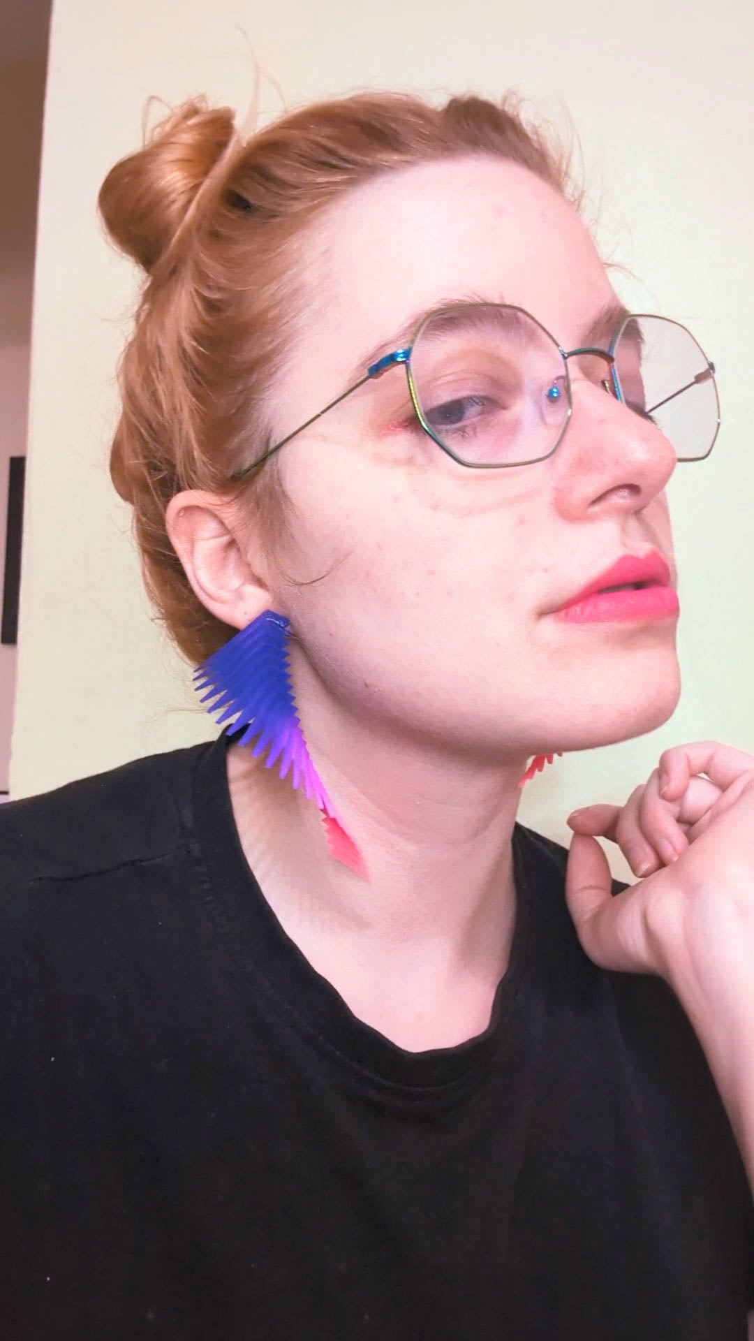 Purple and Pink Gradient — Parazeph Earrings