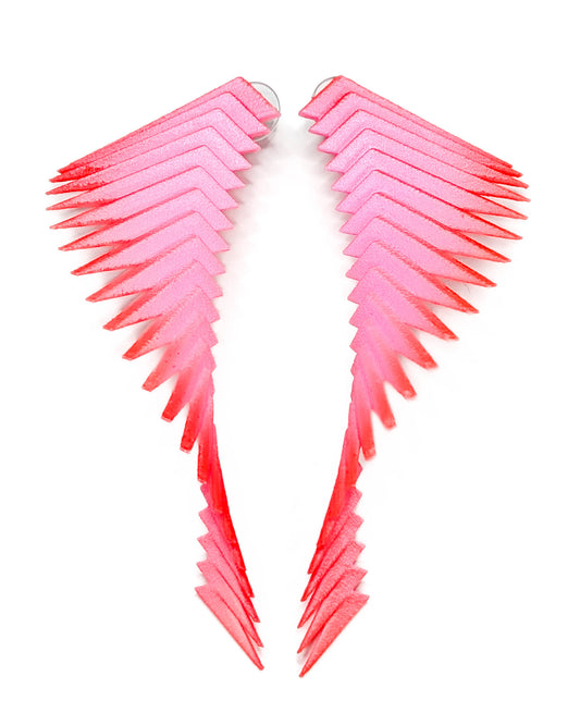 Pink and Neon Pink — Parazeph Earrings