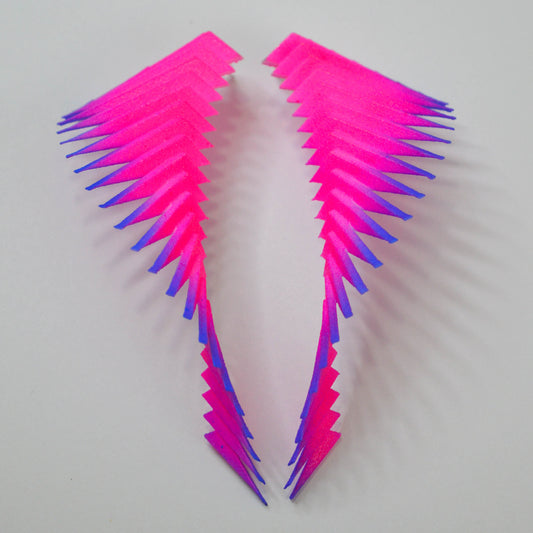 Pink and Blue Earrings — Parazeph