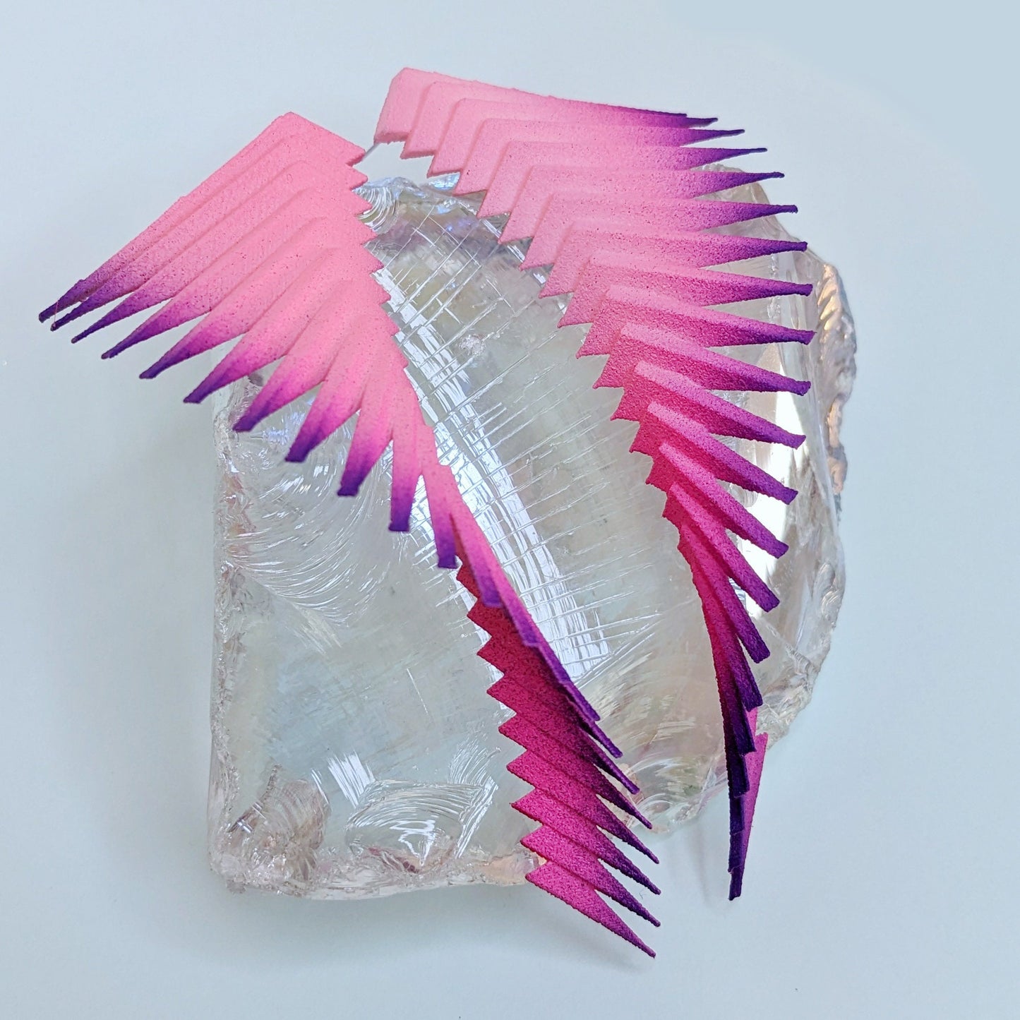 Pink and Purple Earrings — Parazeph
