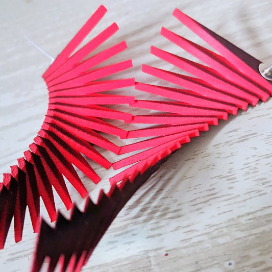 Red and Black Earrings — Parazeph