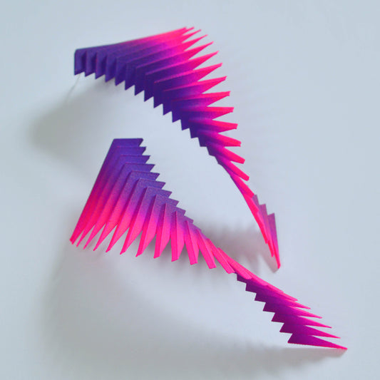 Purple and Pink — Parazeph Earrings