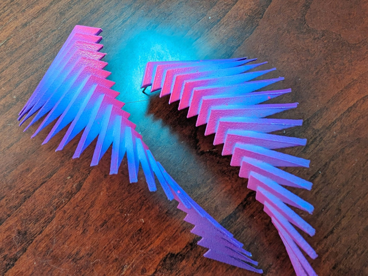 Neon Wings Earrings — Parazeph