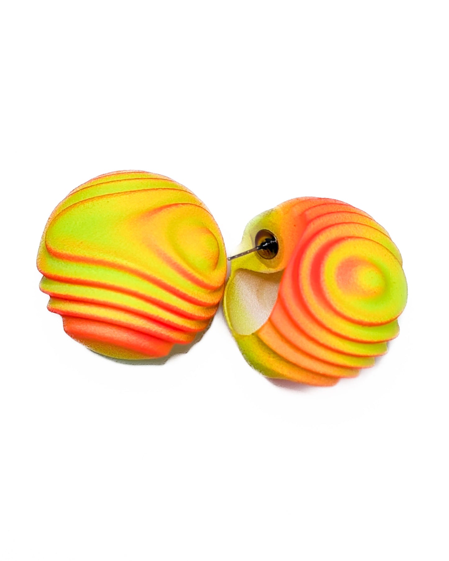 Yellow and Neon Pink Earrings —  Paranott