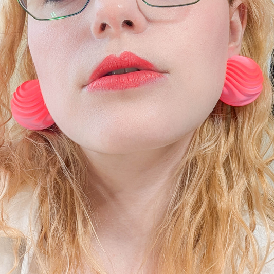 Pink Neon Pink Earrings —  Paranott