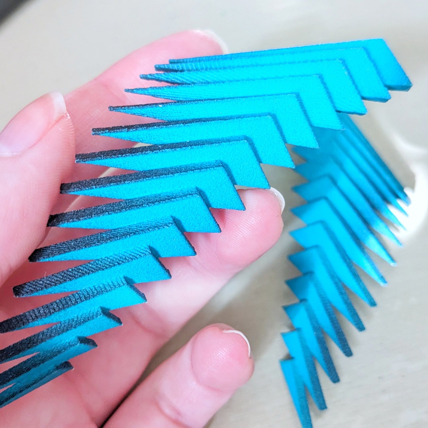 Teal and Black—Stud Parabora
